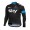 2016 SKY Wielershirt Lange Mouw Vliezen Zwart Blauw